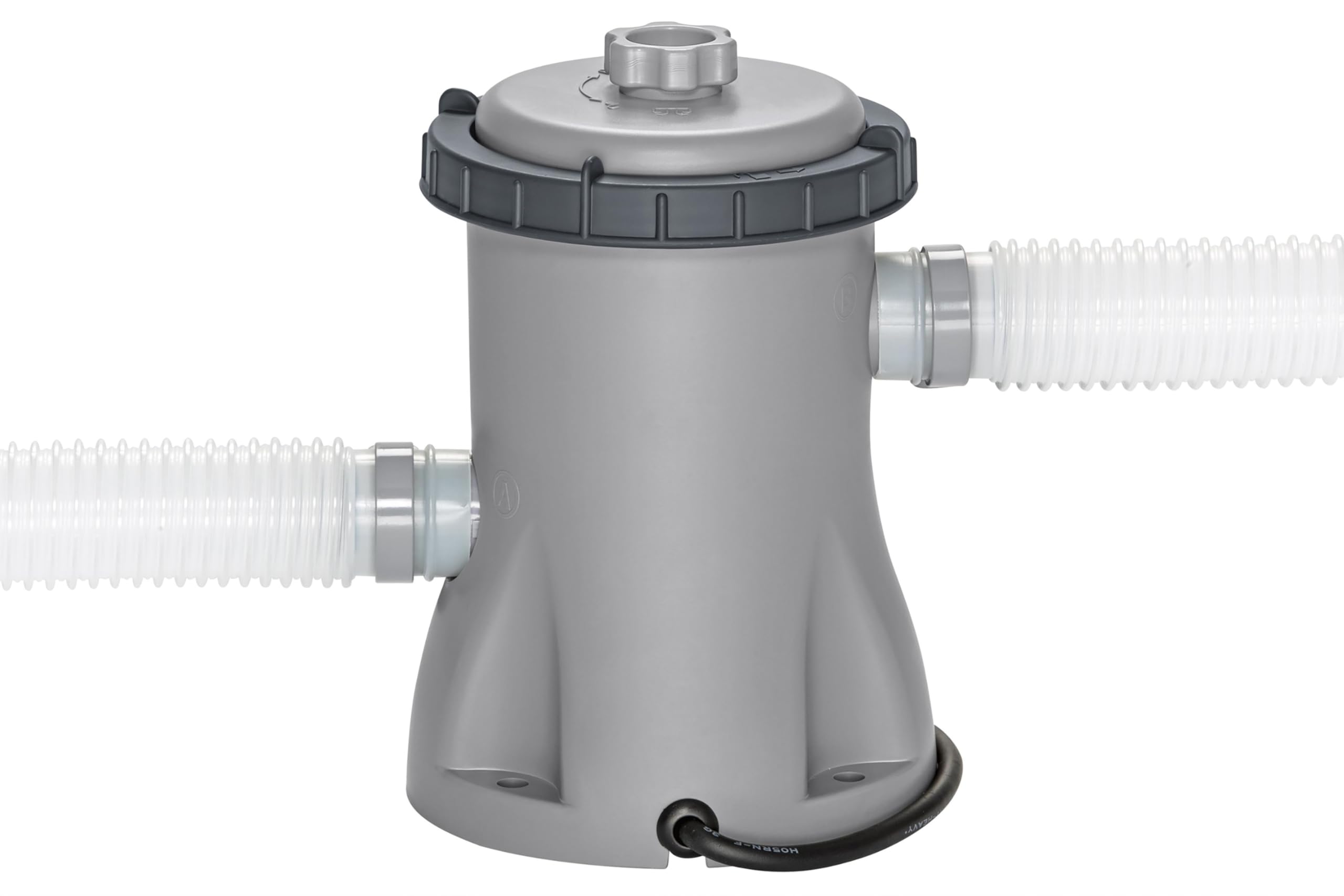 Bestway Power Steel Frame Pool Set mit Filterpumpe 305 x 200 x 84 cm, grau, oval 5