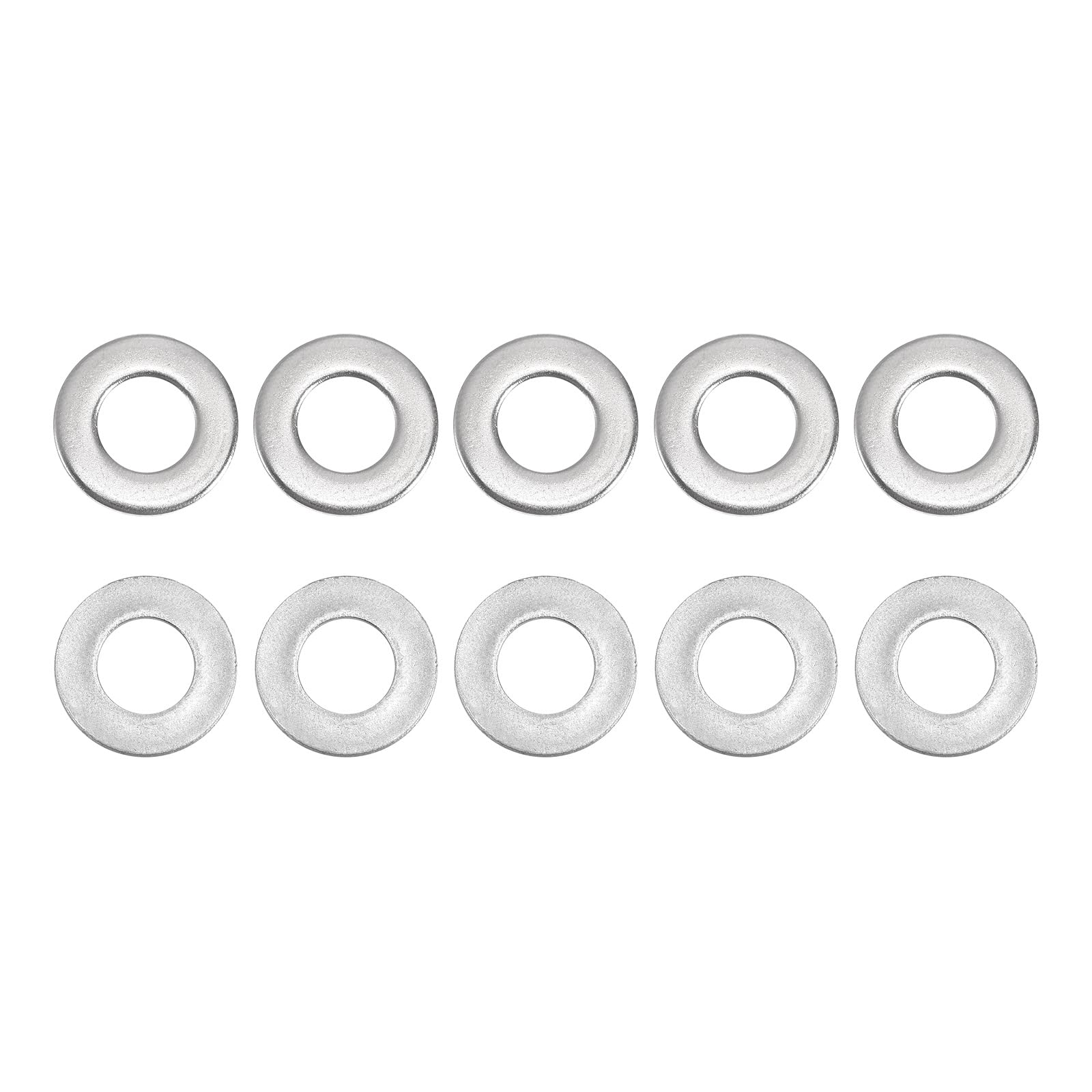 DTGN 17.5mmx1mm(ODxT) 304 Stainless Steel Flat Washers - 150Pack - Good for 5/16" Industrial Machinery Screw Bolt - Flat Ring Gaskets - Silver Tone