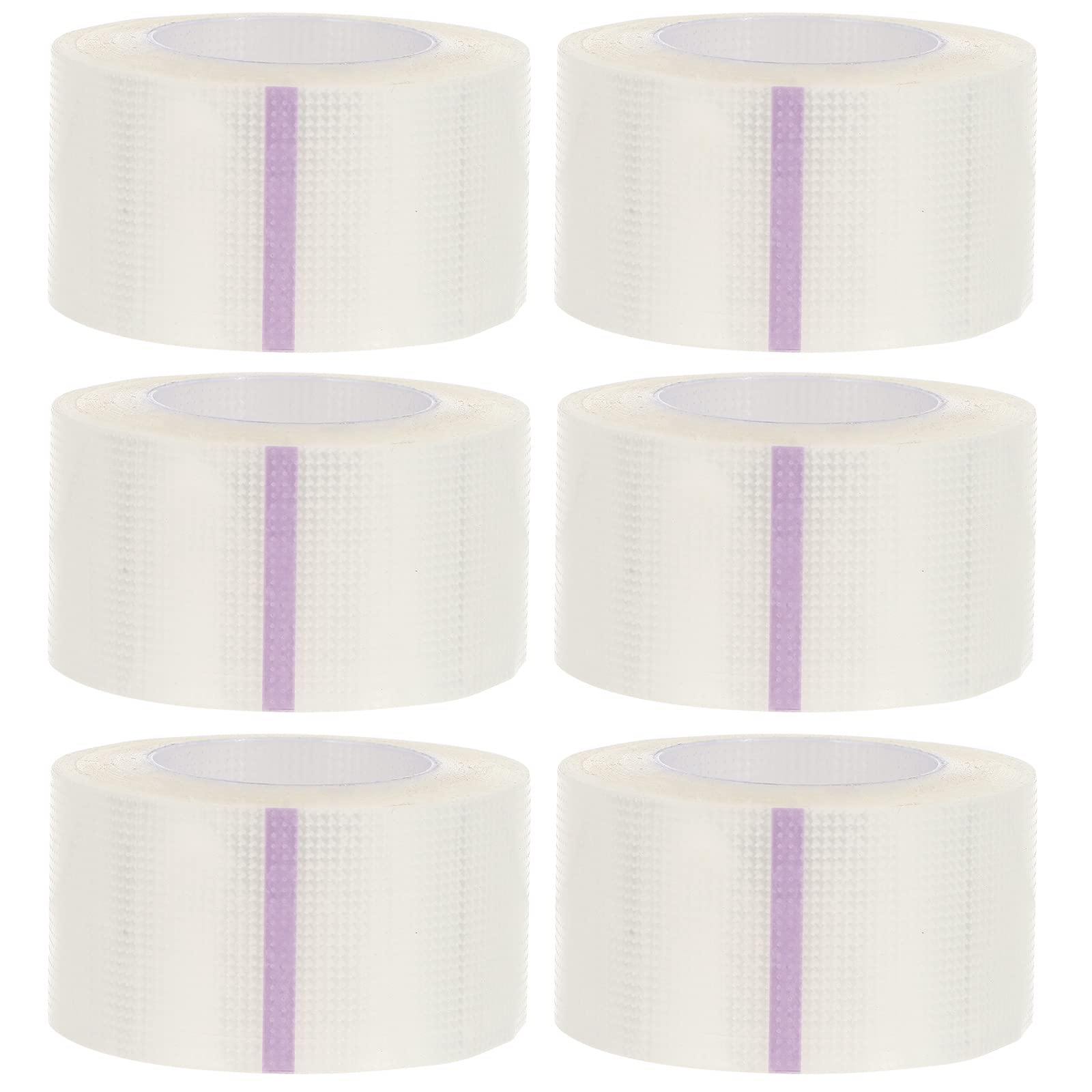 6 Rolls Medical Tape Sensitive Skin Tape Clear Tape Microporous Tape
