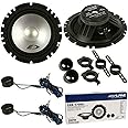 Alpine SXE-1750S Kit De Altavoces 2 Vías 6,5 16,5 Cm 45 Watt RMS 280 Watt Max Con Woofer Tweeter
