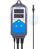 Inkbird Temperature Controller Electronic Heating Thermostat Aquarium Probe | Heater Relay Digital Greenhouse Temperature Controller Dual Stage Timer Time Switch ONLY Heat Plug Outlet NO Cooling