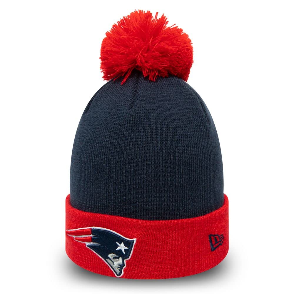 New Era England Patriots Beanie NFL Pop Team Knit Navy/Red