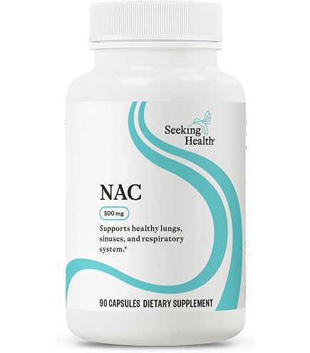 acetyl l-carnitine cleared sinuses Klaire Labs SFI Health N-Acetyl-L-Cysteine 500mg - Amino Acid Glutathione Precursor NAC - Supplement to Support Cellular Antioxidant Protection Packs:60 Days Pack Tri-Fortify® Packets by Researched Dietary Concern_Vegan