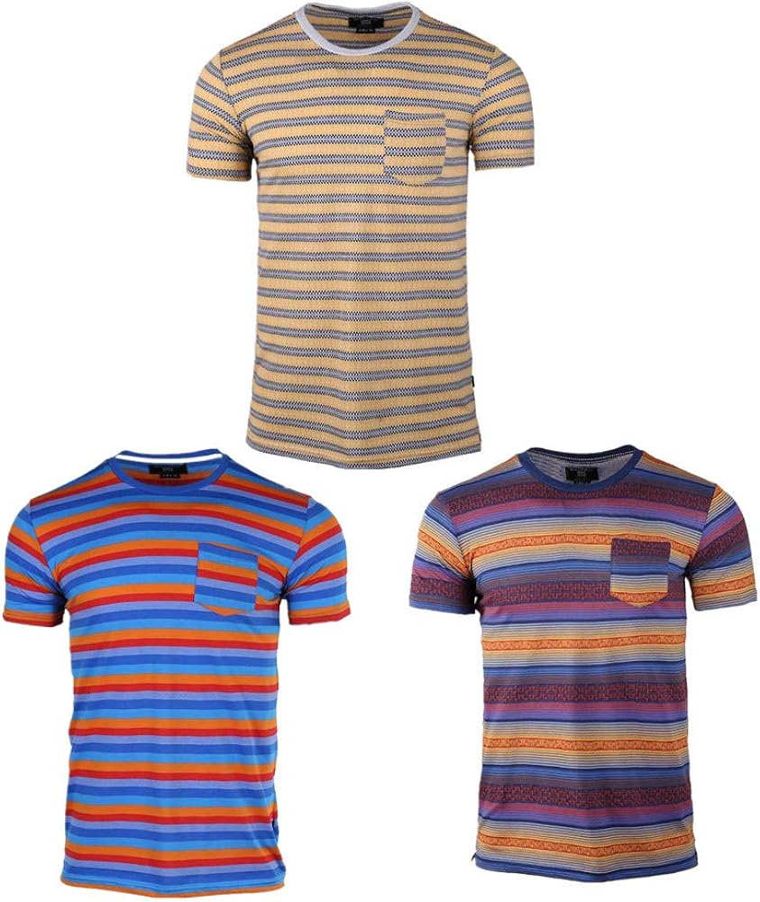 Beautiful Giant 3 Pack Men's TShirt with Pocket Blended Athletic