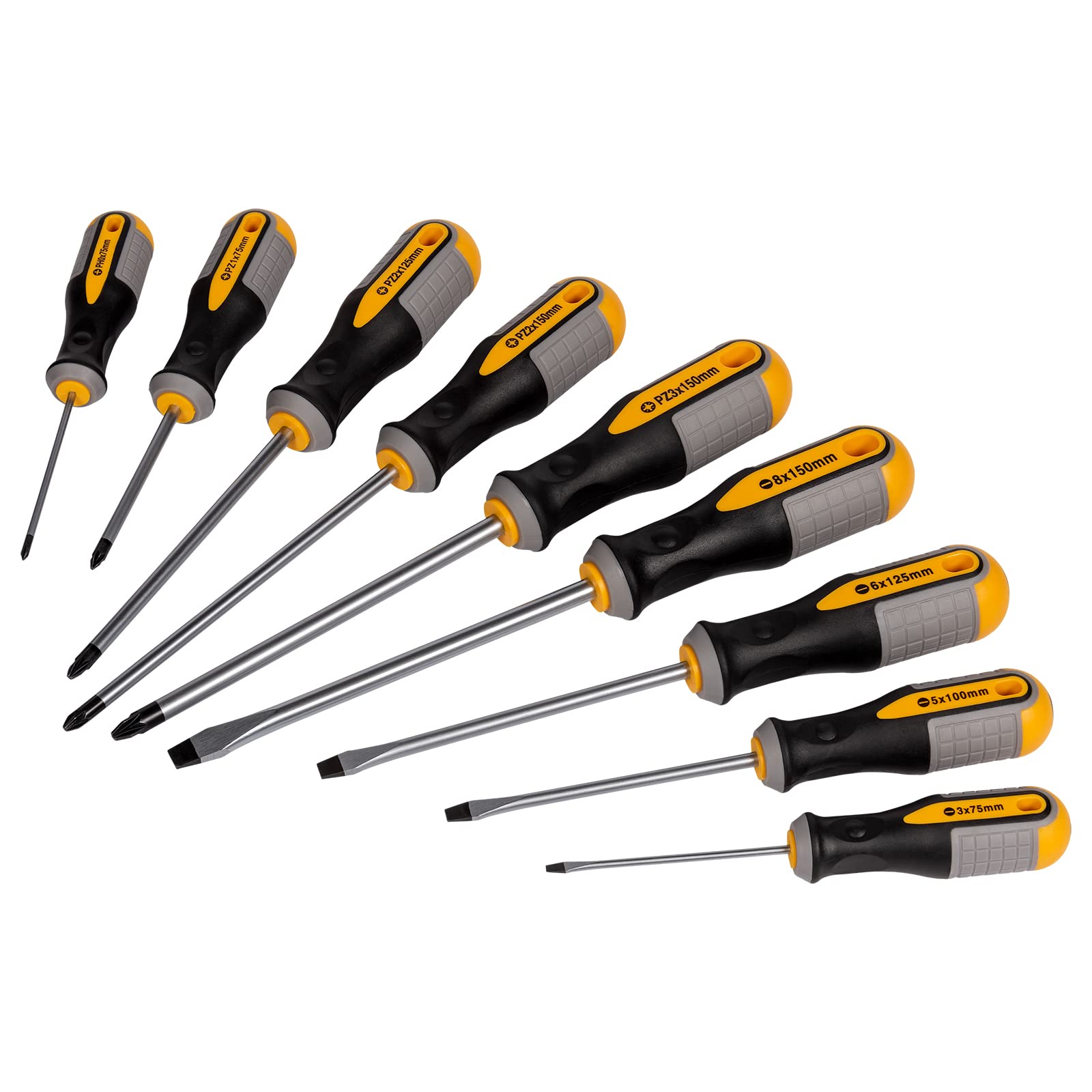 Roughneck ROU22197 Screwdriver Set - 9 Piece