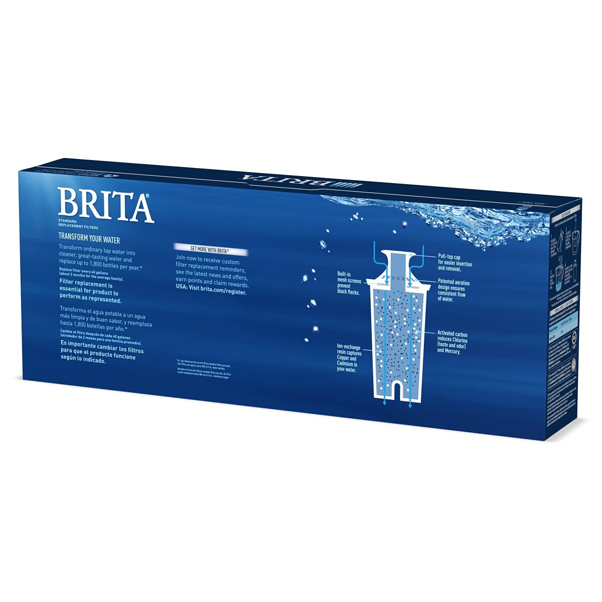 Britaピッチャー専用 交換用フィルター 6ct 35557 [並行輸入品]