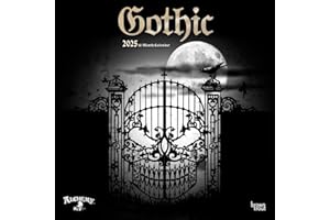 Alchemy Gothic OFFICIAL | 2025 12 x 24 Inch Monthly Square Wall Calendar | Plastic-Free | BrownTrout | Manchester Artists Anti Jewellery Design