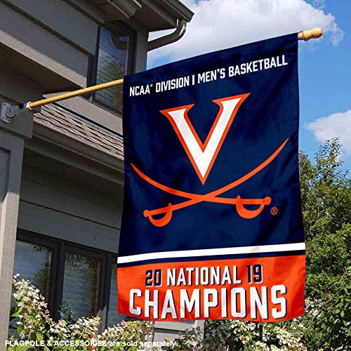 Virginia Cavaliers 2019 Basketball National Champions House Flag Banner