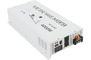 WZRELB 4000W 24V 120V Off Grid DC to AC Voltage Converter Home Power Supply Pure Sine Wave Solar Power Car Inverter Generator