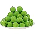 Gresorth 30pcs Mini Artificial Green Apple Decoration Fake Fruit Home Party Kitchen Food Toy Display - 3.5 cm