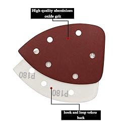 180 Grit Mouse Detail Sander Sandpaper, 40 PCS 6
