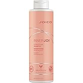 Joico InnerJoi Strengthen Shampoo | For Damaged, Color-Treated Hair | Sulfate & Paraben Free | Naturally-Derived Vegan Formula | 33.8 Fl Oz