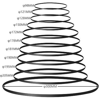 DIRBUY 11 Pieces Turntable Belt for Project, Different Specifications Turntable Belt Replacement for Record Player