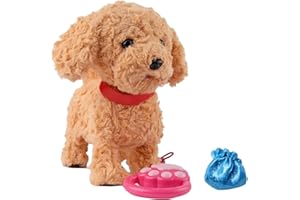 2026 Wuffy Robot Dog, Robotic Puppy Dog Realistic with Touch Sensing, Voice Mimic, Lifelike Sounds, Tongue & Licking Motion, 