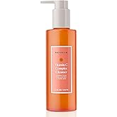 Naturium Vitamin C Complex Cleanser, Gently Exfoliating & Deeply Cleansing Foaming Face Wash Gel with Phytic Acid & Fruit Enzymes, 7.1 oz