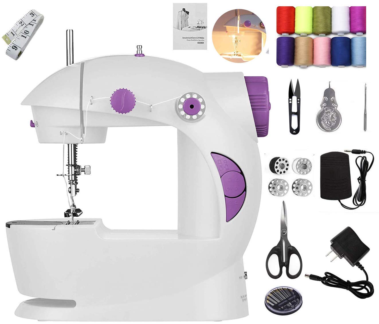 Kiwilon Sewing Machine for Home Tailoring with Sewing Kit Accessories