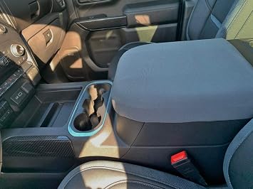 Amazon Com Auto Console Covers Fits The Chevy Silverado Ltz 1500 2500 And 3500 2016 2021 Neoprene Center Console Armrest Lid Cover Waterproof Neoprene Fabric Gray Automotive