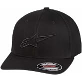 Alpinestars Men's Ageless Curve Hat Flexfit Baseball Cap Black/Black