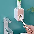 Automatic Toothpaste Dispenser Wall Mounted for Bathroom,Toothpaste Squeezer for Kids & Family Shower by Mr. Thumbs(1pc,Pink)