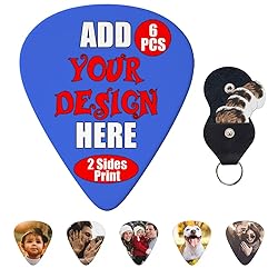 GRAXILON Personalized Guitar Picks 6-PCS Design