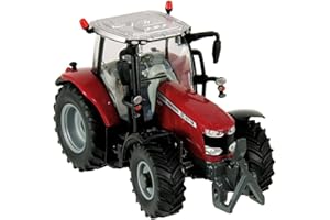 Britains 1:32 Massey Ferguson 6718 S Tractor Toy, Collectable Farm Set Toy Tractors for Children, Toy Tractor Compatible with All 1:32 Scale Farm Toys, Suitable for Collectors & Children from 3 Years