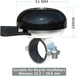Greallthy Bike Bell Retro Sturdy 22.2-28.6 mm Clear Long Sound Anti Rust view 3