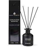 Matin Martin Limitless Reed Diffuser 5 oz - Luxury Aromatherapy with Lavender &amp; Bergamot - Home Decor Gift for Bedroom, Office, Living Room, Bathroom - Long Lasting Scent with Premium Fragrance Sticks
