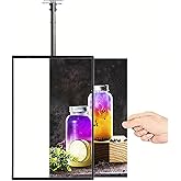 OYKSHDF Wall Mounted LED Menu Light Box, 3D Slim Snap Frame Light Box Billboard, Restaurant Coffee Beverage Shop Display Board Sign, With Telescopic Rod (19.7 "x39.4"/50cmx100cm)