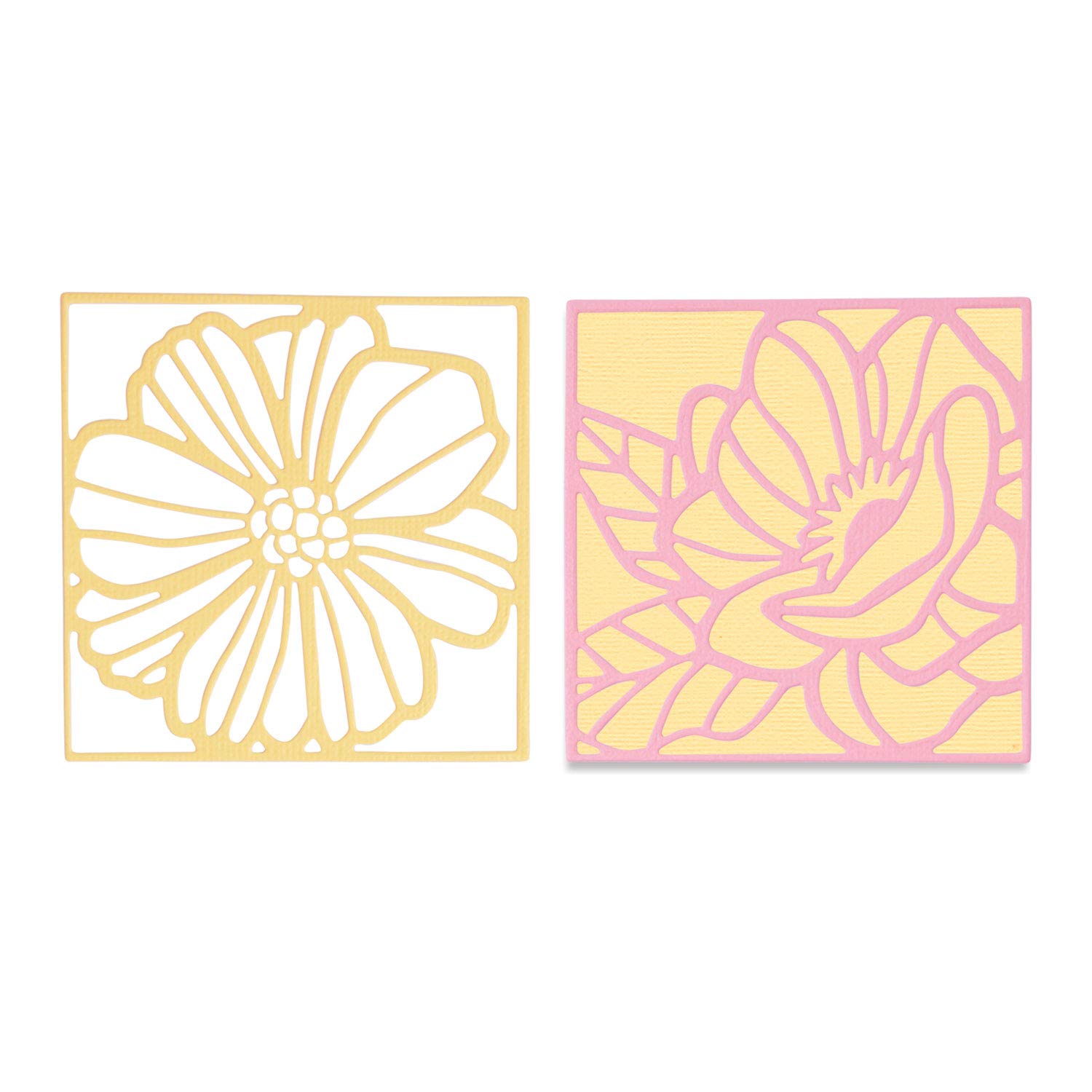 Sizzix Thinlits Die Set 3PK Floral Card Fronts by Olivia Rose, 665177, Multicolor, One Size