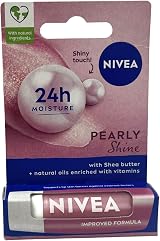 NIVEA Pearly Shine Caring Lip Balm 4.8g Hydrating Shimmer view 1