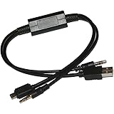 New iPod iPhone 5 5S 5C iPad Lightning Y Cable cord USB & 3.5mm AUX Cable adapter Lead Wire for BMW Series & MINI Cooper