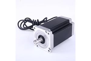 TOSEASTARS Nema34 86mm Stepper Motor 12Nm/1200Ncm 1699.3 oz-in 14mm Key-Way Shaft 1.8 Stepper Angle 6A 2-Phase High Torque Hybrid Motor for 3D Printers CNC Router Lathe Milling Machine