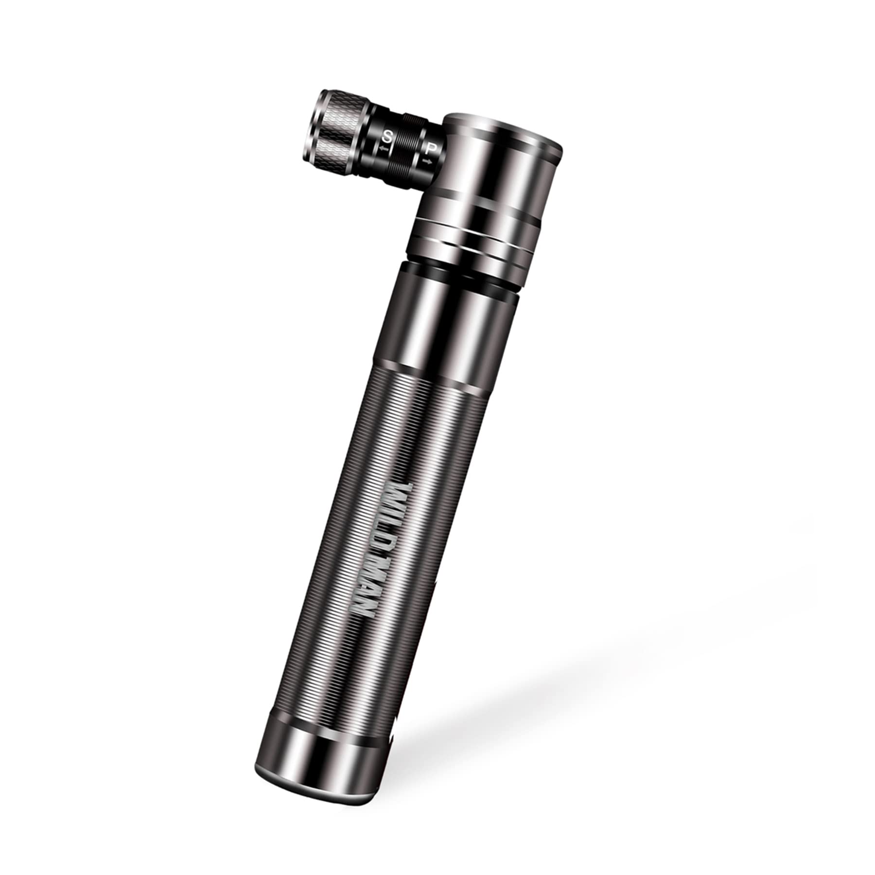 HNVNER Mini Bike Pump,Alloy Portable Bicycle Tire Pump,Super Fast Tyre Inflation and Easy to Switch Between Schrader and Presta Valve,Perfect for Road, Mountain and BMX Bikes