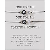 COLORFUL BLING Evil Eye Handmade Knots Cards Beaded Beads Protection Good Luck Thread String Rope Adjustable Bracelets Bangle Amulet Turkish for Women Men Family Friends Handmade Braided-pearl