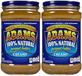 Adams Natural Creamy Peanut Butter - 26 oz - 2 pk