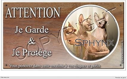 Panneau Chat Ou Plaque Sphinx 30 Cm Amazon Fr Cuisine Maison