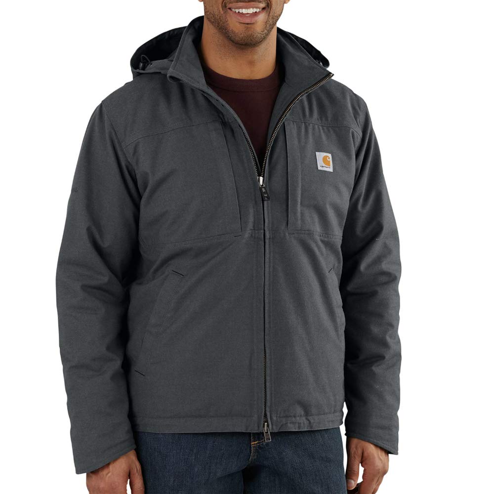 Carhartt Men's Quick Duck Full Swing Cryder Jacket Waterproof, Shadow, XL