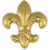 PinMart Fleur-de-Lis Lapel Pin - French Lily Hat Accessory Backpack Badge