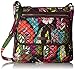 Vera Bradley Women's Cotton Mailbag Crossbody Purse, Autumn Leaves, One Size