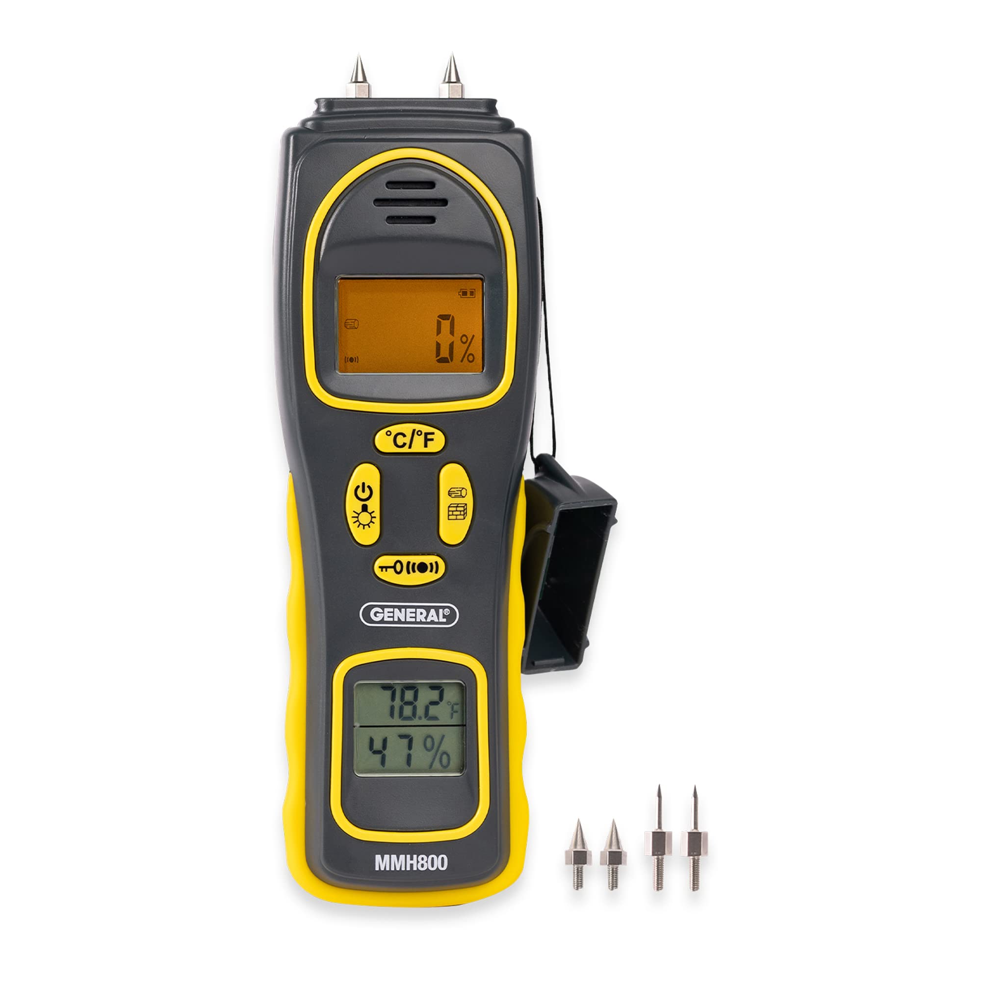 Photo 1 of General Tools MMH800 Pin/Pinless Moisture Meter w/Temp and Humidity