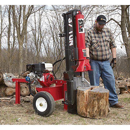 NorthStar Horizontal/Vertical Log Wood Splitter 37Ton, 270cc Honda