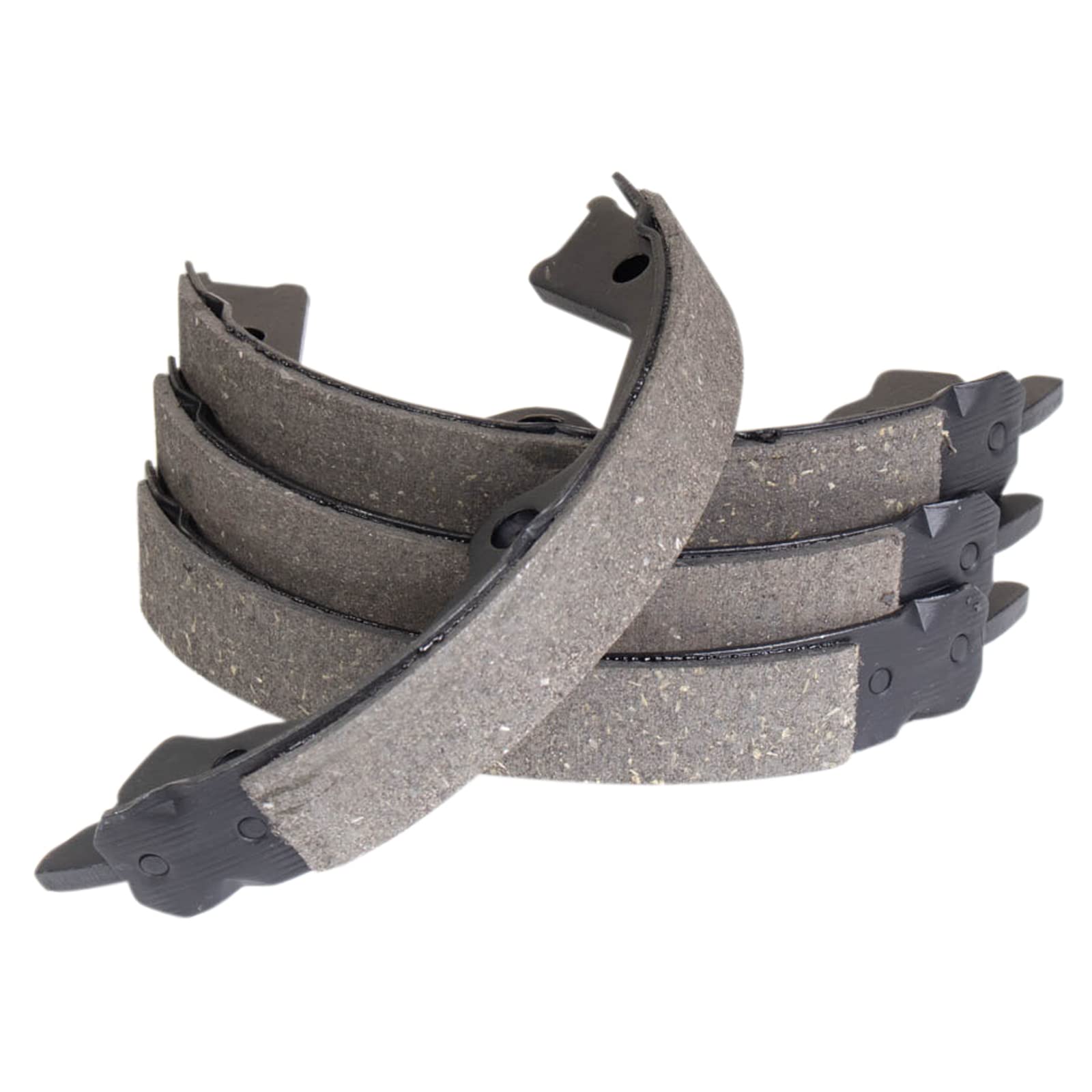 TRQ Rear Parking Brake Shoe Set Compatible with