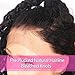 13x6 Lace Front Wigs Human Hair Wigs 9A Wet and Wavy Baby Hair Pre Plucked Glueless Lace Wigs Short Bob Wigs For Black Women (8 inch with 150% density)