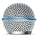 Shure Beta 58A Supercardioid Vocal Microphone & Pig Hog Black & White Woven Mic Cable, 20ft XLR - Bundle