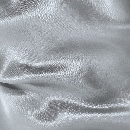 AK TRADING CO. 60" inches Wide-by The Yard-Charmeuse Bridal Satin Fabric for We…