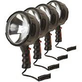 Cyclops Seeker Pro Handheld High Intensity 105-Watt 1500 Lumen Spotlight with Detachable Red Lens (Pack of 4)
