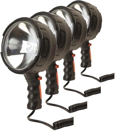 cigarette lighter led spotlight 6 Million Candlepower - 25 Watt Handheld Hunting Spotlight - 12-32V DC The Cree LED units in this light have been chosen for their high lumen per watt ratio and extreme longevity Spotlight Rechargeable LED Vehicle Flashlight