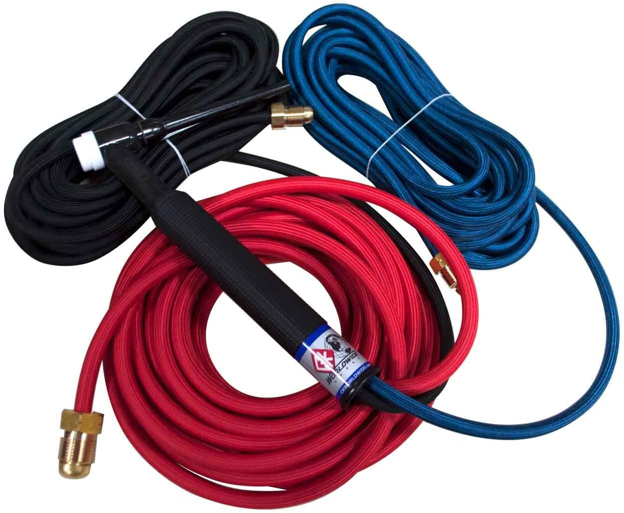 CK 250 Amp WaterCooled FlexLoc TIG Torch Pack 12.5" Cable