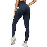 THE GYM PEOPLE Women's Scrunch Butt Lifting Yoga Pants High Waisted Stretch Athletic Workout Leggings with Pockets