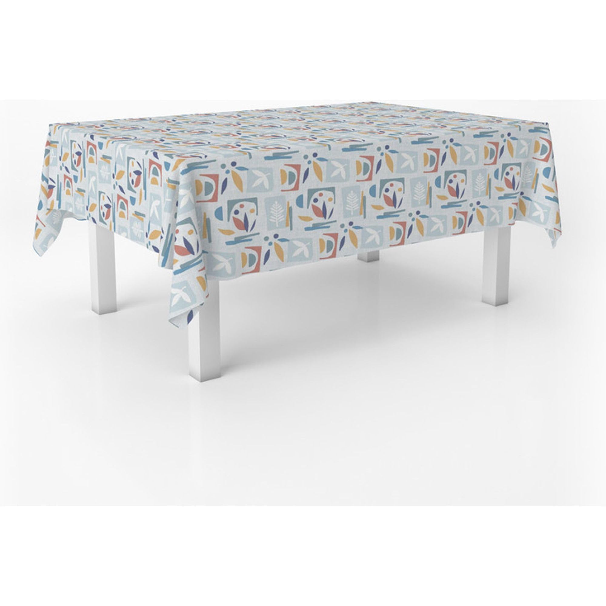 ECOMMERC3 Rectangular Oilcloth Tablecloth Size 200 x 140 cm Style, Durability and Easy Cleaning for Your Table – Stain-Resistant and Waterproof Oilcloth Tablecloth